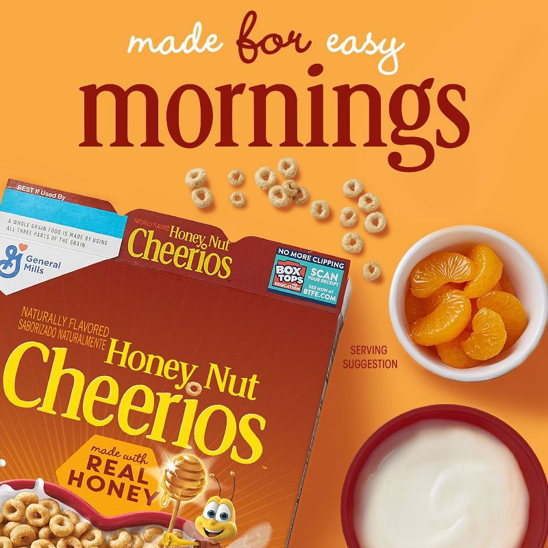slide 5 of 12, General Mills Honey Nut Cheerios Breakfast Cereal - 18.8oz, 18.8 oz
