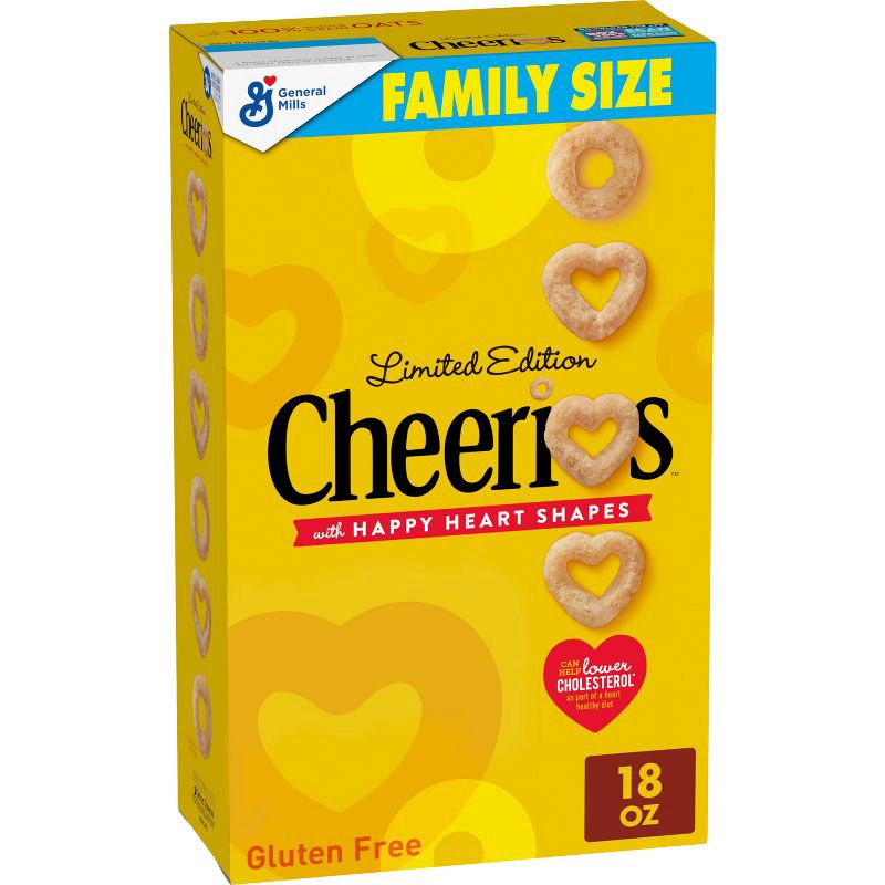 slide 1 of 11, General Mills Family Size Cheerios Cereal - 18oz, 18 oz