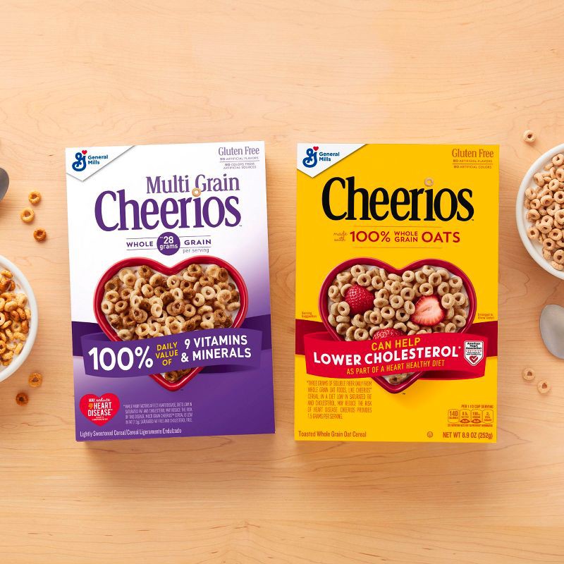 slide 8 of 11, General Mills Multi Grain Cheerios Cereal - 18oz, 18 oz