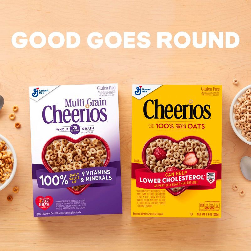 slide 8 of 8, General Mills Multi Grain Cheerios Cereal - 18oz, 18 oz