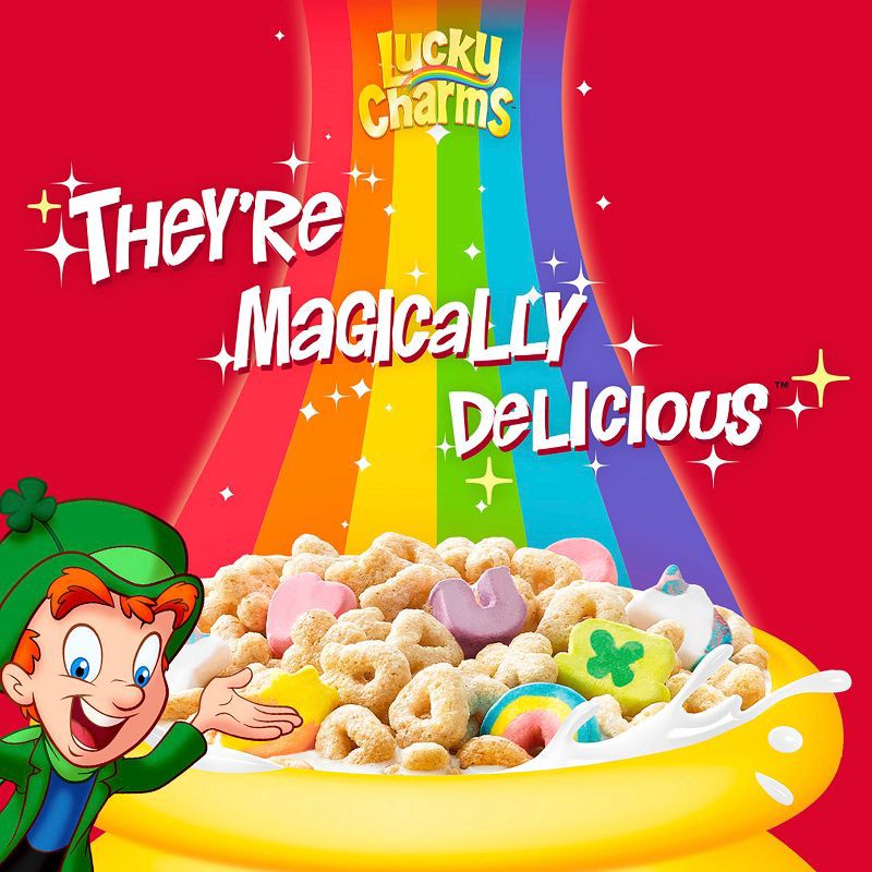 slide 2 of 14, General Mills Family Size Lucky Charms Cereal - 18.6oz, 18.6 oz