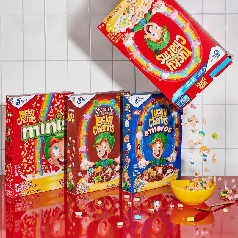 slide 12 of 15, General Mills Family Size Lucky Charms Cereal - 18.6oz, 18.6 oz