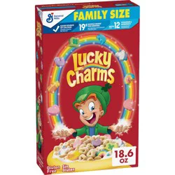 General Mills Family Size Lucky Charms Cereal - 18.6oz