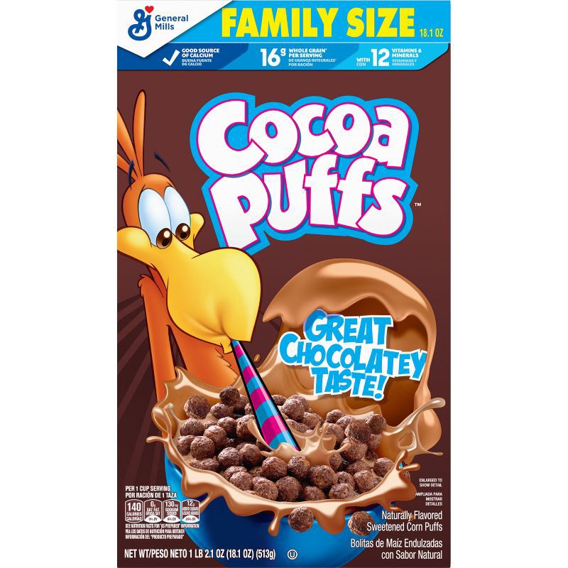 slide 2 of 7, General Mills Family Size Cocoa Puffs Cereal - 18.1oz, 18.1 oz
