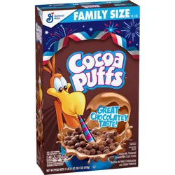 General Mills Size Cocoa Puffs Cereal - 18.1oz: No Artificial Flavors, Whole Grain