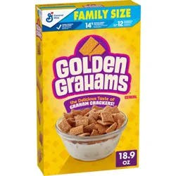 General Mills Size Golden Grahams Cereal - 18.9oz: No Artificial Flavors, Whole Grain