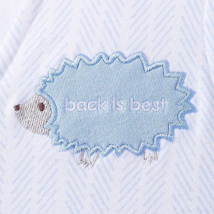slide 2 of 3, HALO SleepSack Small Twine Hedgehog Cotton Wearable Blanket - White/Blue, 1 ct