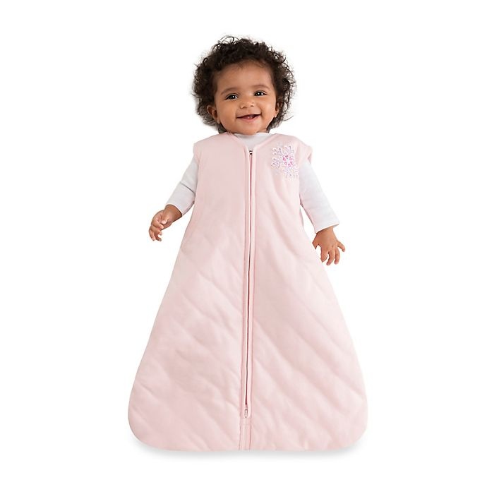 slide 4 of 4, HALO SleepSack Medium Winter Weight Wearable Blanket - Pink Snowflake, 1 ct