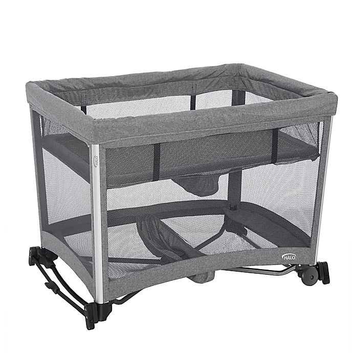 slide 2 of 10, HALO DreamNest 3-in-1 Open Air Portable Crib with Breathable Mesh Mattress, 1 ct