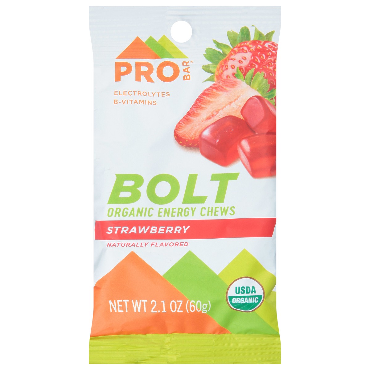 slide 1 of 9, ProBar Strawberry Bolt Energy Bar, 2.1 oz