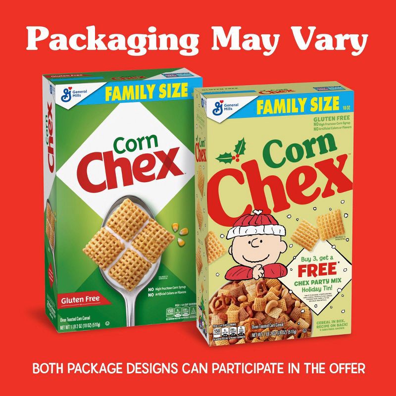 slide 2 of 8, General Mills Family Size Corn Chex Cereal - 18oz, 18 oz