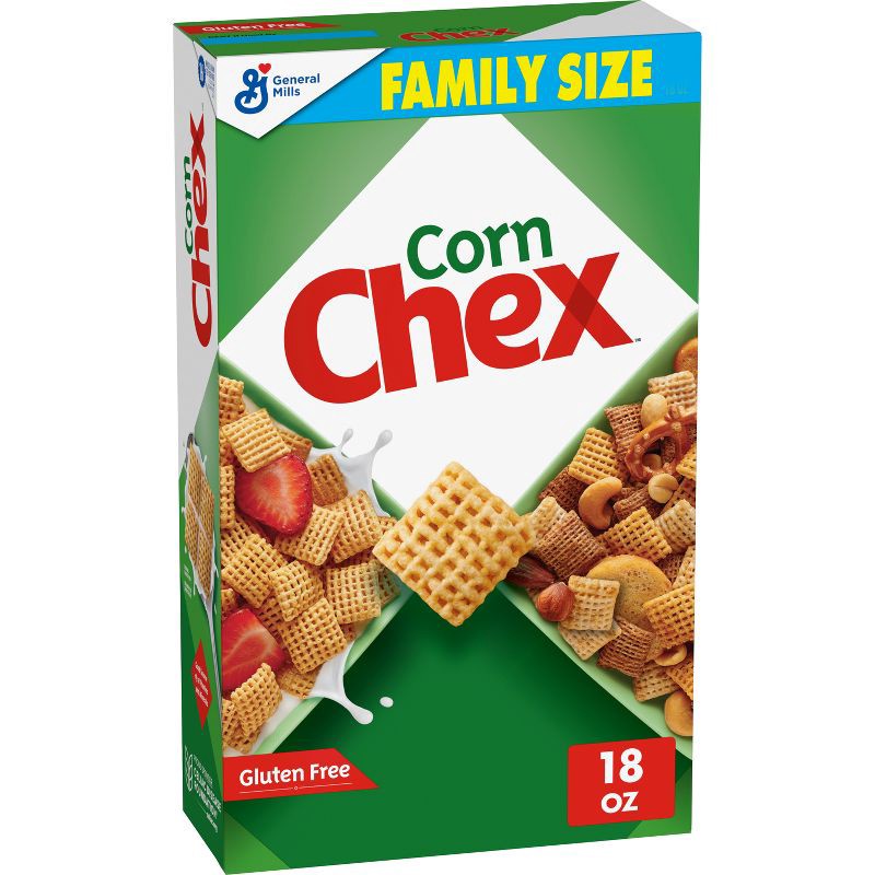 slide 1 of 8, General Mills Size Corn Chex Cereal - 18oz: Gluten-Free, No Artificial Flavors, 18 oz