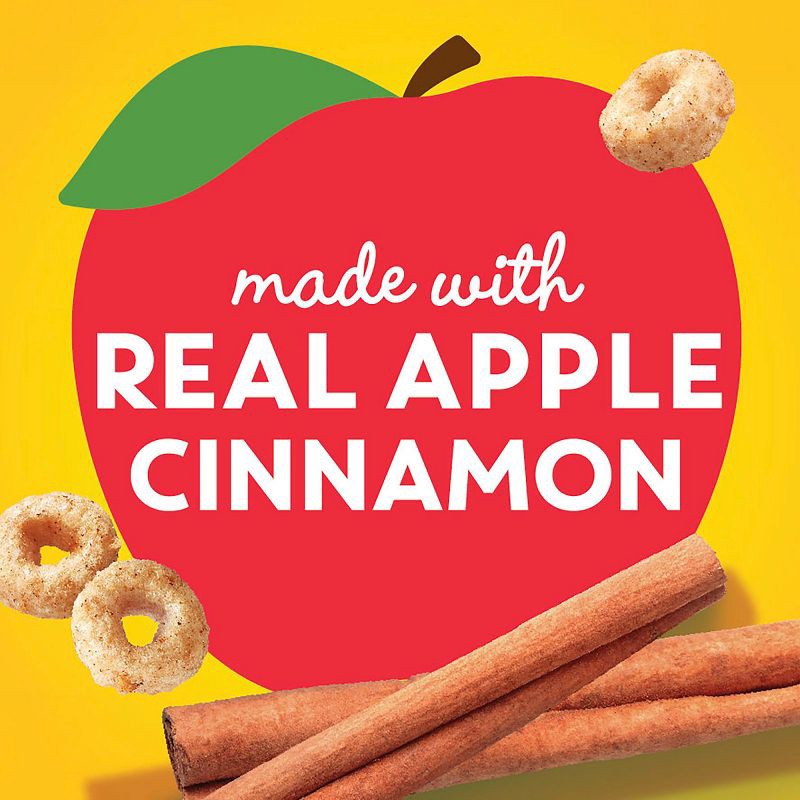 slide 2 of 8, General Mills Family Size Apple Cinnamon Cheerios Cereal - 19oz, 19 oz