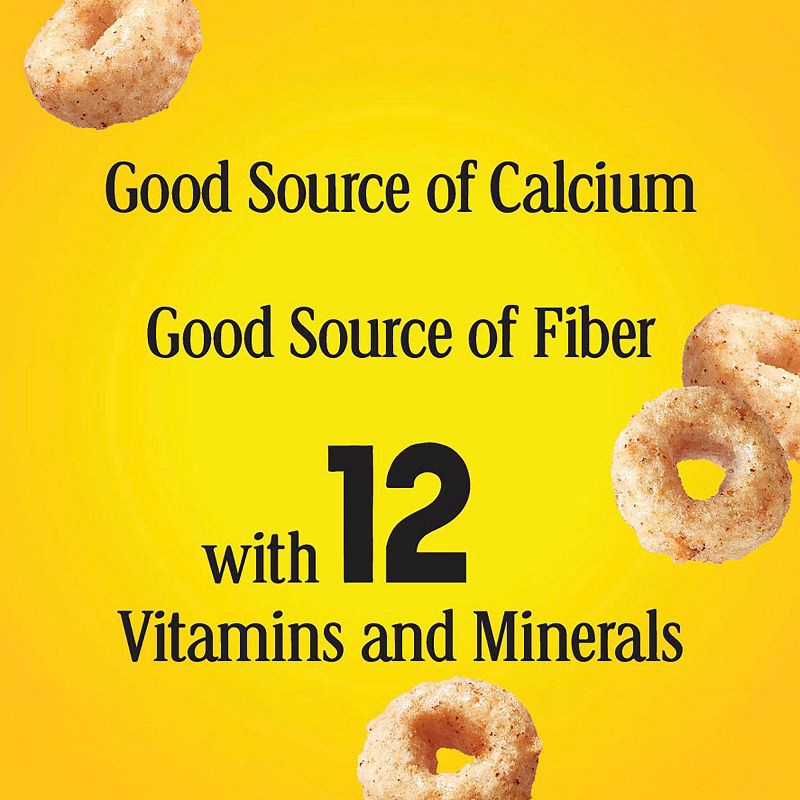 slide 6 of 8, General Mills Family Size Apple Cinnamon Cheerios Cereal - 19oz, 19 oz