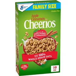 General Mills Family Size Apple Cinnamon Cheerios Cereal - 19oz