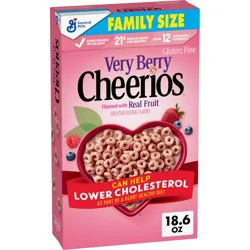 General Mills Family Size Very Berry Cheerios Cereal - 18.6oz