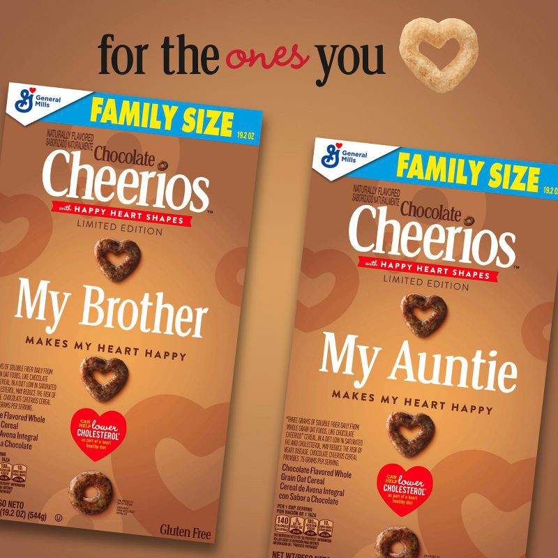 slide 3 of 8, General Mills Family Size Chocolate Cheerios Cereal - 19.2oz, 19.2 oz