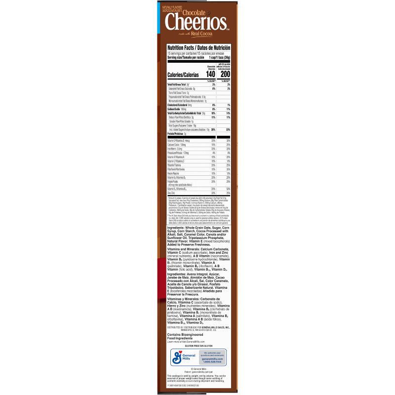 slide 8 of 8, General Mills Family Size Chocolate Cheerios Cereal - 19.2oz, 19.2 oz