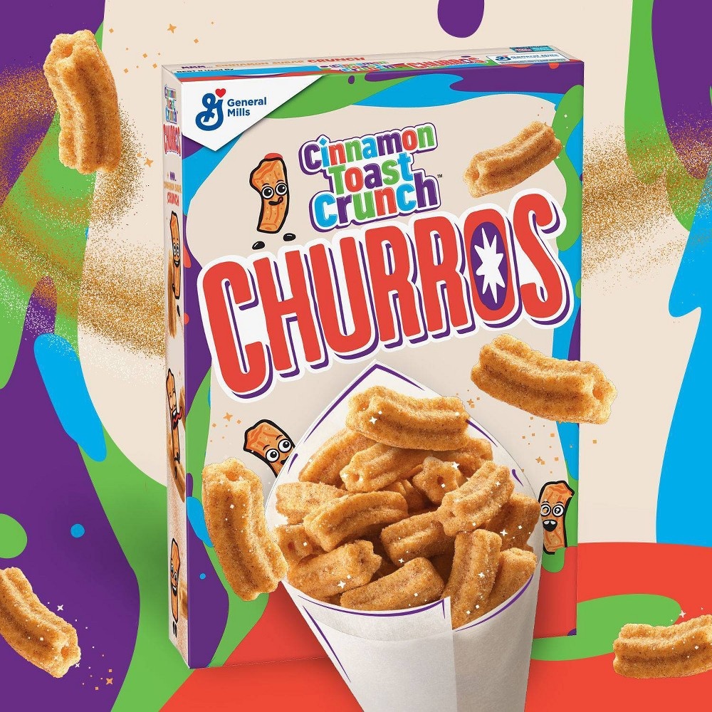 slide 3 of 7, General Mills Family Size Cinnamon Toast Crunch Churros Cereal - 19.3oz, 19.3 oz