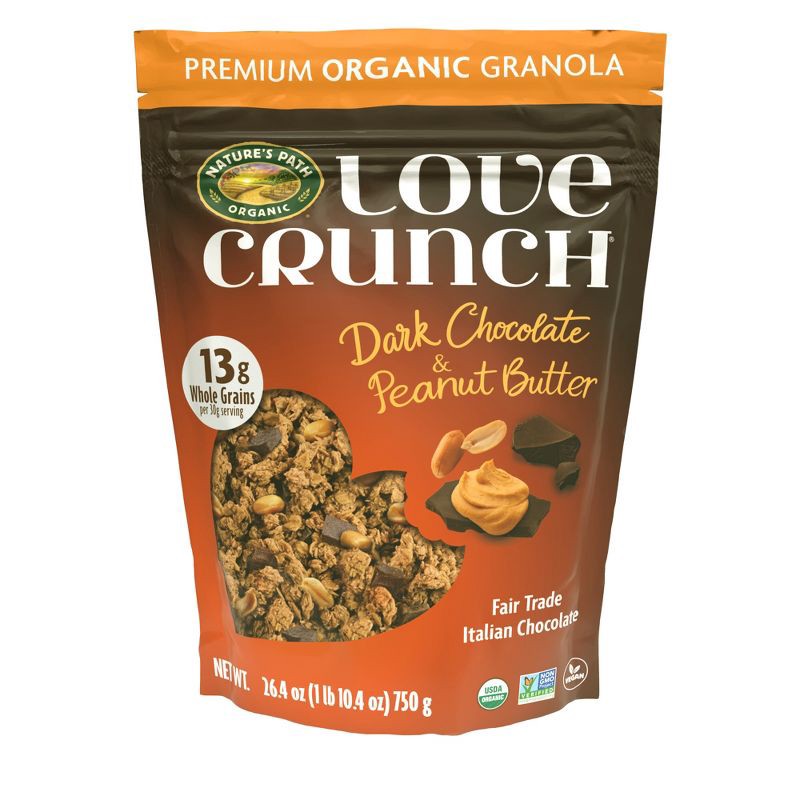 slide 1 of 6, Nature's Path Love Crunch Peanut Butter & Chocolate Granola - 26.4oz, 26.4 oz