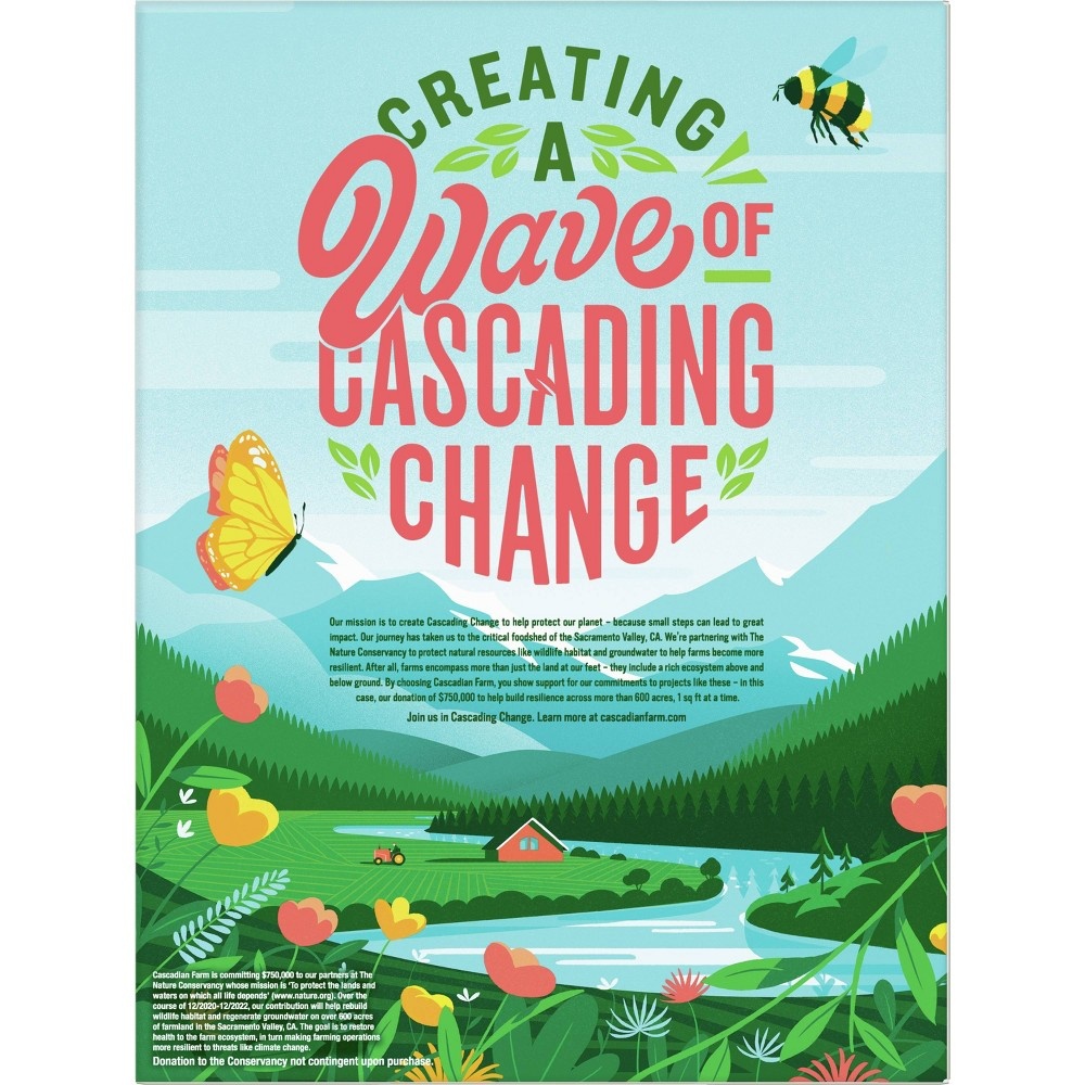 slide 5 of 8, General Mills Cascadian Farm No Sugar Added Vanilla Crispies, 12.5 oz