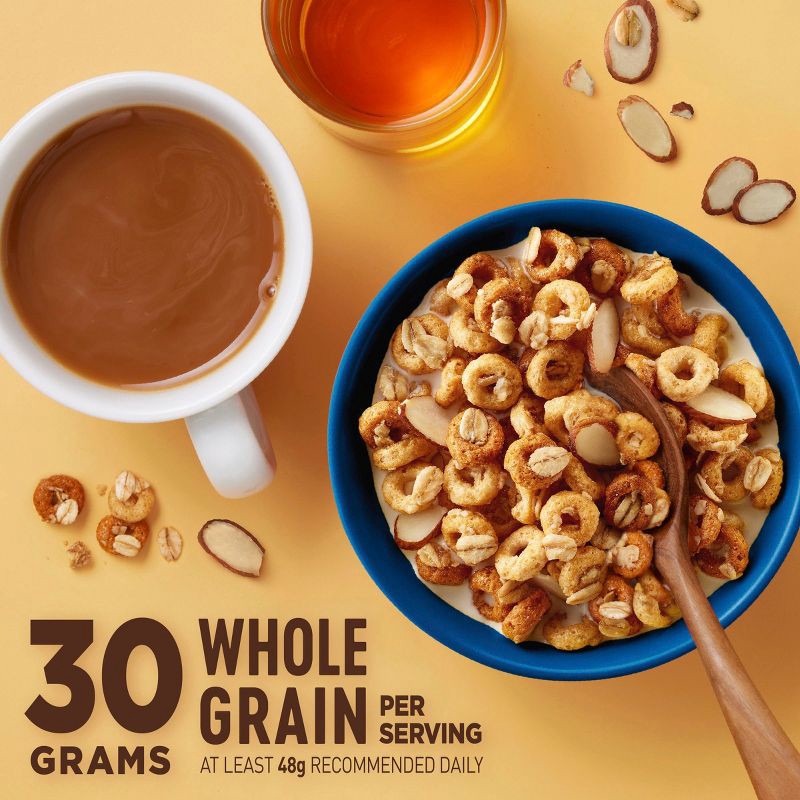 slide 5 of 12, General Mills Cheerios Oat Crunch Almond Cereal - 24oz, 24 oz