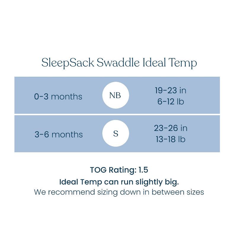 slide 6 of 13, HALO Innovations Sleepsack Swaddle Wrap Ideal Temperature - Heather Gray - Newborn, 1 ct
