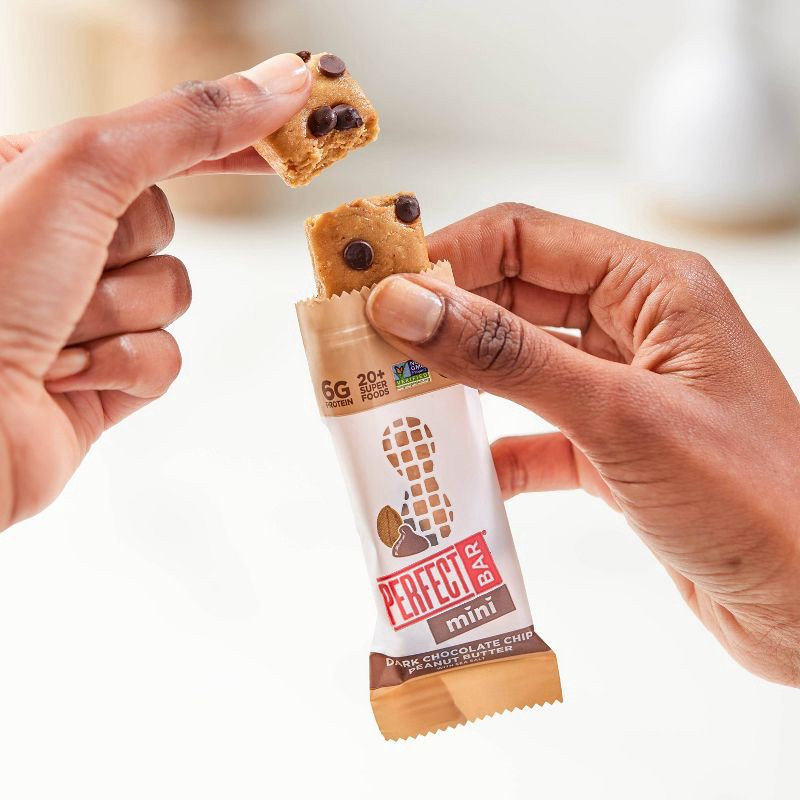slide 6 of 19, Perfect Bar Dark Chocolate Chip Peanut Butter Mini Protein Bars - 7oz/8ct, 7 oz, 8 ct