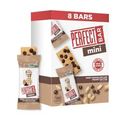 Perfect Bar Dark Chocolate Chip Peanut Butter Mini Protein Bars - 7oz/8ct