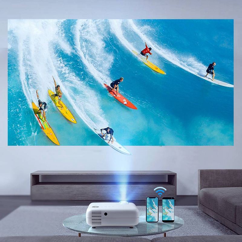 slide 4 of 9, VANKYO Leisure D30T Mini Wi-Fi Projector, 1 ct