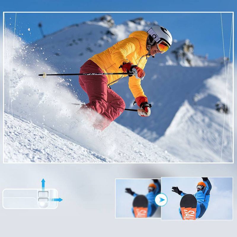 slide 3 of 9, VANKYO Leisure D30T Mini Wi-Fi Projector, 1 ct