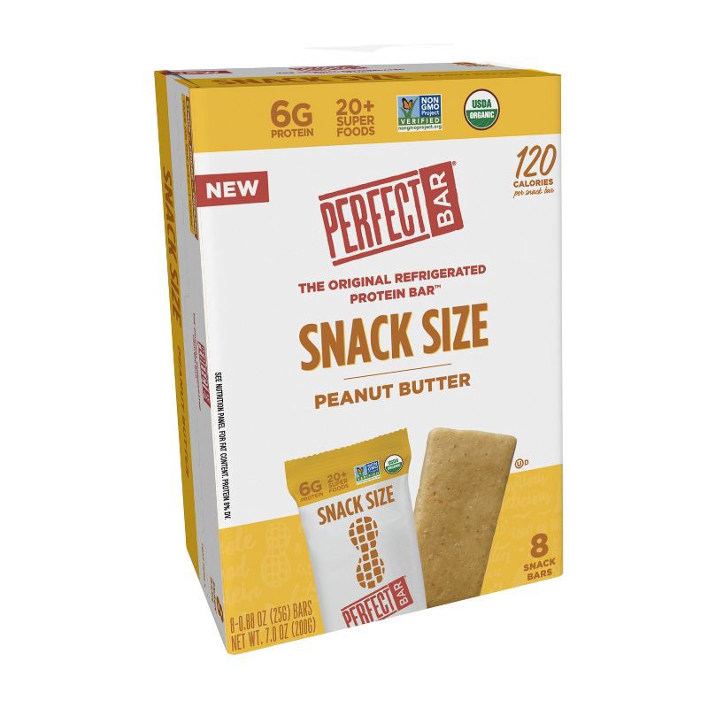 slide 7 of 12, Perfect Bar Peanut Butter Snack Size Protein Bars - 7oz/8ct, 7 oz, 8 ct