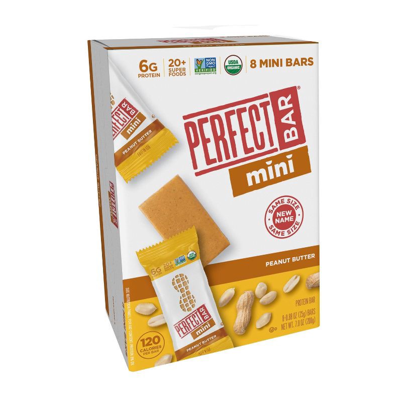slide 9 of 19, Perfect Bar Peanut Butter Mini Protein Bars - 7oz/8ct, 7 oz, 8 ct