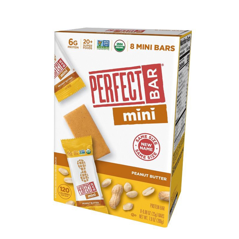 slide 10 of 19, Perfect Bar Peanut Butter Mini Protein Bars - 7oz/8ct, 7 oz, 8 ct