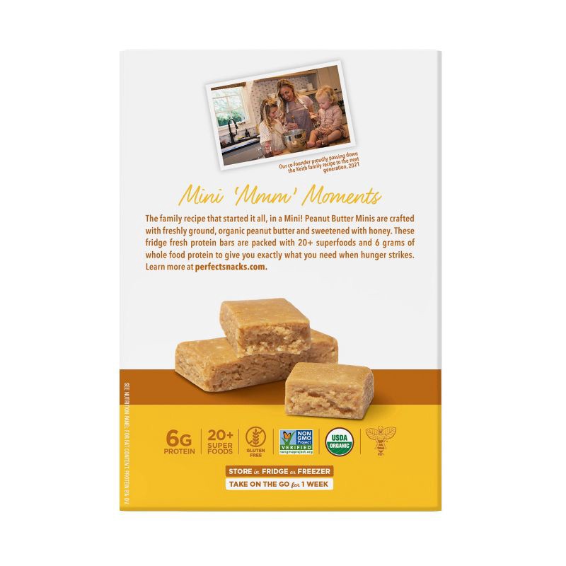 slide 11 of 19, Perfect Bar Peanut Butter Mini Protein Bars - 7oz/8ct, 7 oz, 8 ct