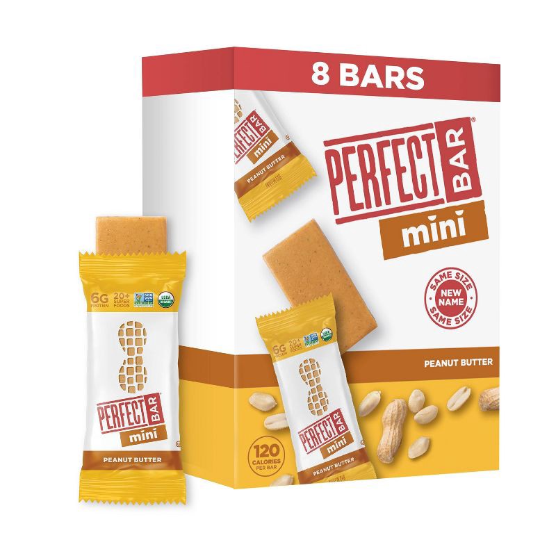 slide 1 of 5, Perfect Bar Peanut Butter Snack Size Protein Bars - 7oz/8ct, 7 oz, 8 ct