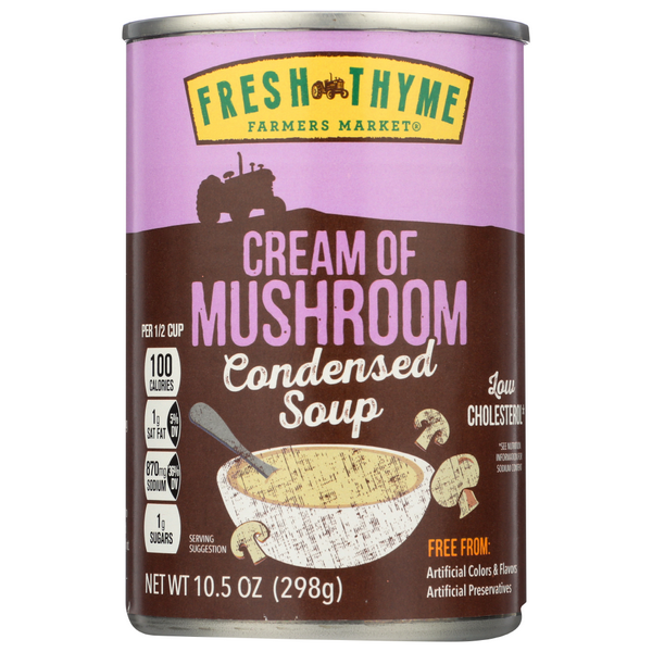 slide 1 of 1, Fresh Thyme Cream Of Mushroom Soup, 10.5 oz