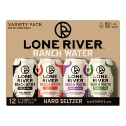 Lone River Ranch Water Hard Seltzer Variety Pack - 12pk/12 fl oz Cans