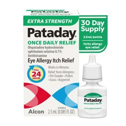 Pataday Once Daily Extra Strength Allergy Itch Relief Eye Drops 24 Hour Relief - 0.17 fl oz