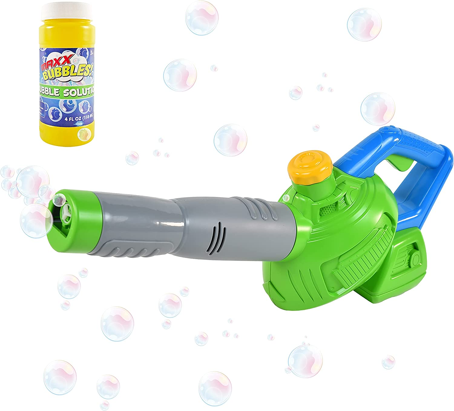 slide 4 of 8, Sunny Days Entertainment Maxx Bubbles Motorized Bubble 'N' Fun Leaf Blower, 1 ct