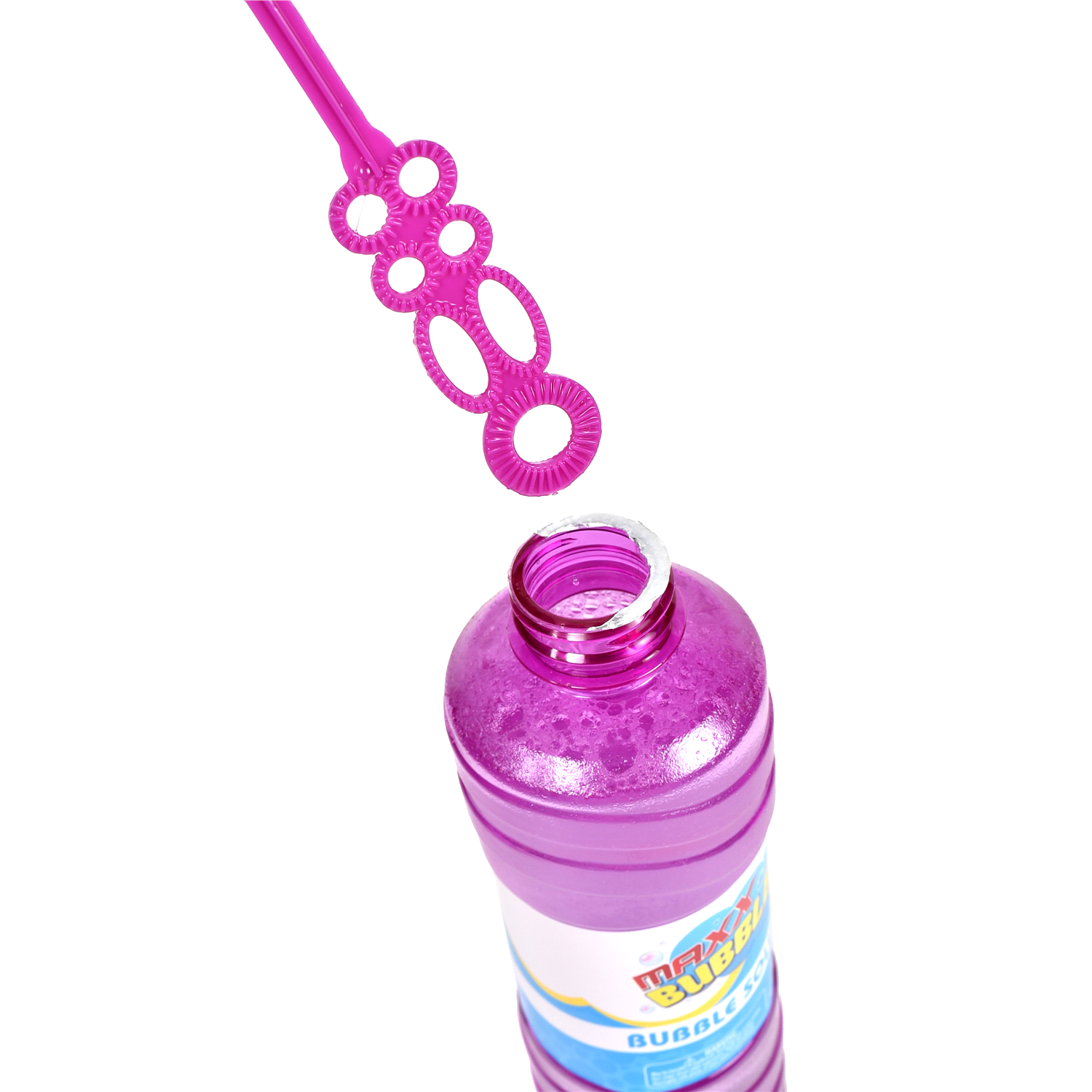 slide 4 of 4, Sunny Days Entertainment Maxx Bubbles PET Replacement Bottle Solution, 4 oz