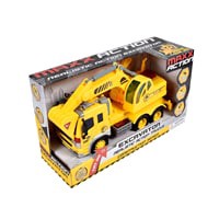 slide 2 of 5, Maxx Action Realistic Action Truck Long Hauler Excavator Truck, 1 ct