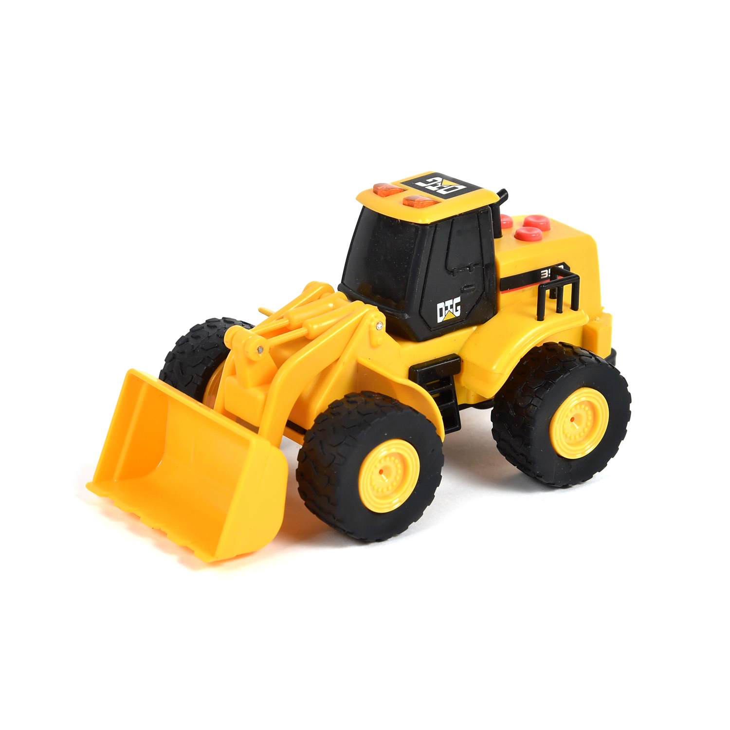 slide 3 of 5, Maxx Action Mini Construction Lights & Sounds Vehicles – Front End Loader, Excavator and Dump Truck - 3pk, 3 ct