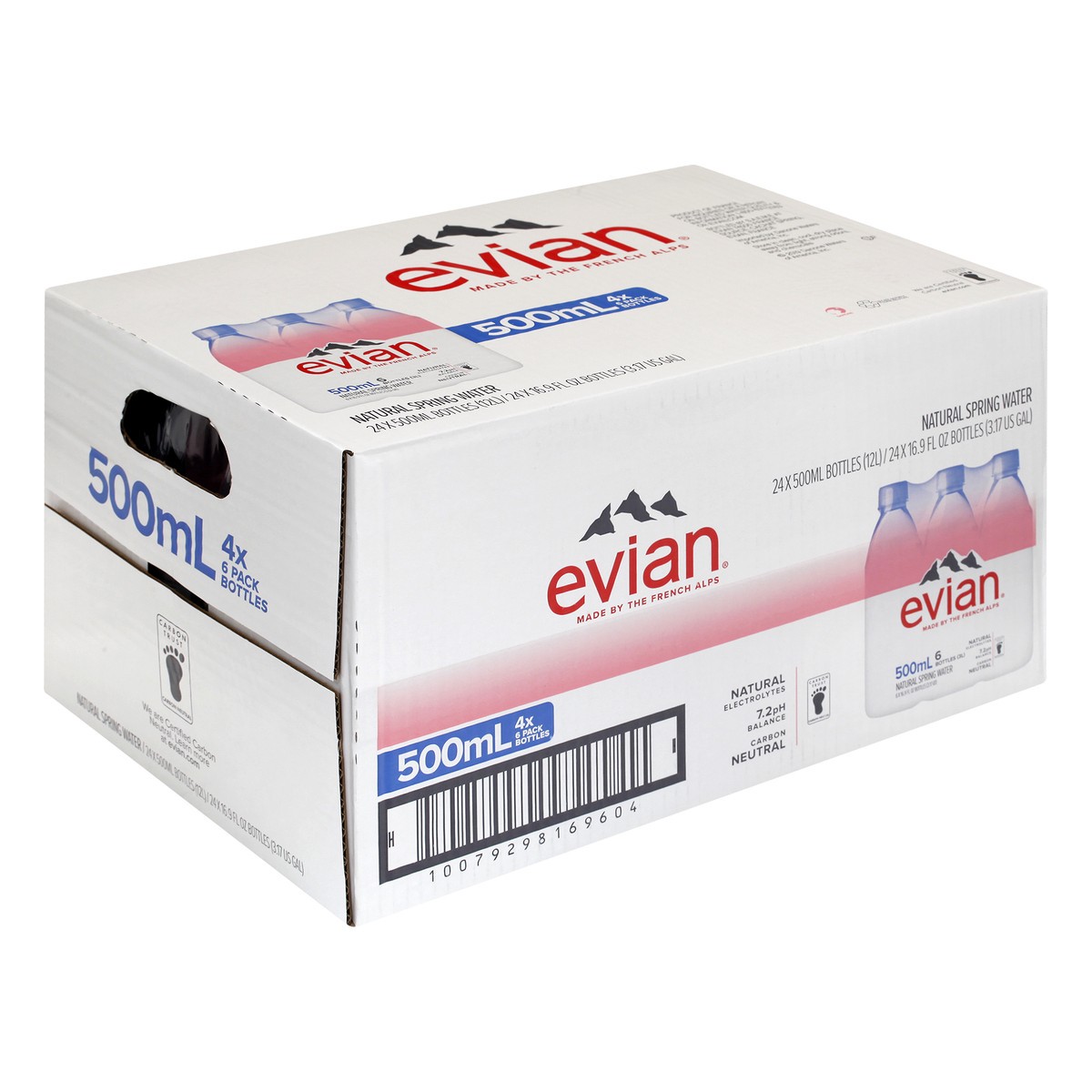 slide 4 of 11, Evian Water - 1/2 liter, 1/2 liter