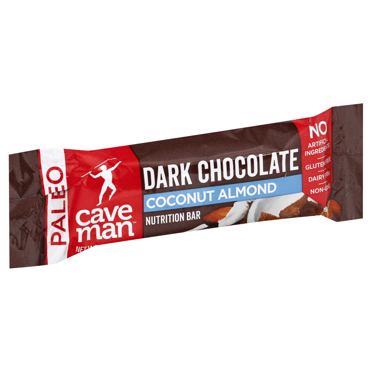 slide 8 of 10, Caveman Dark Chocolate Coconut Almond Nutrition Bar 1.41 oz, 1.41 oz