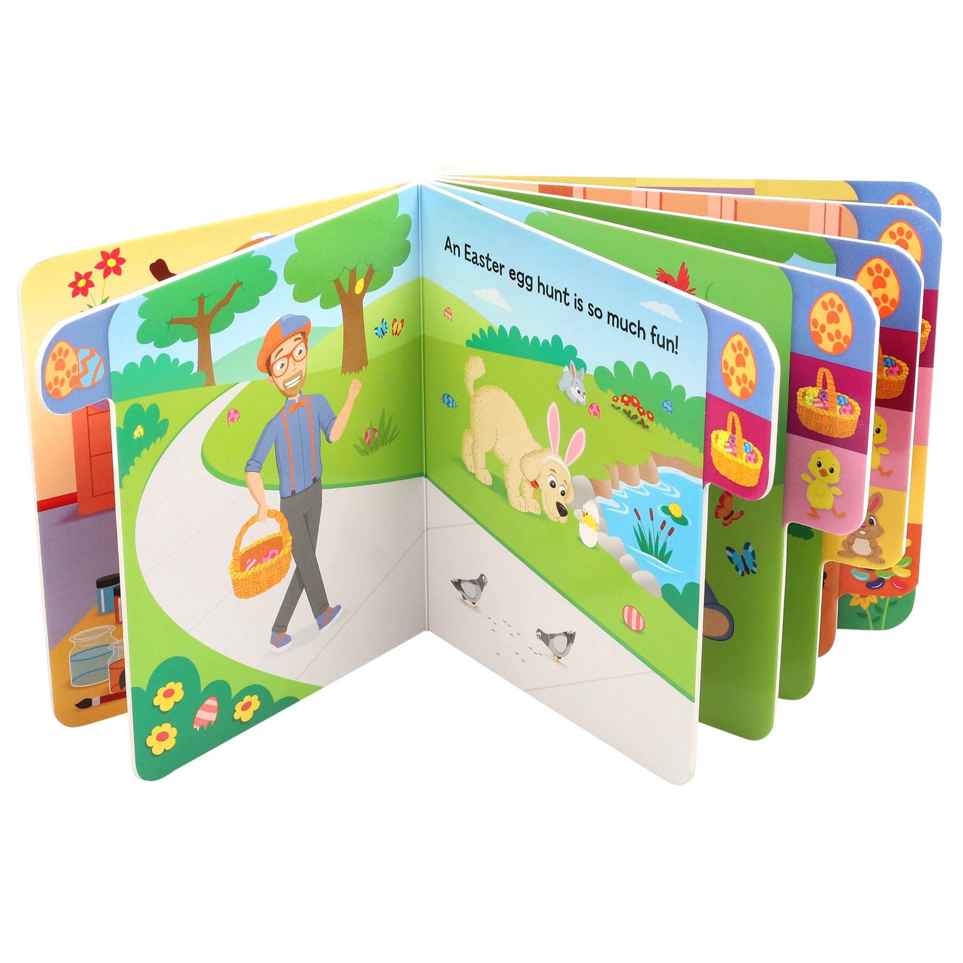 slide 5 of 5, Blippi: Happy Easter! - (Board Books with Tabs) by Editors of Studio Fun International (Board Book), 1 ct