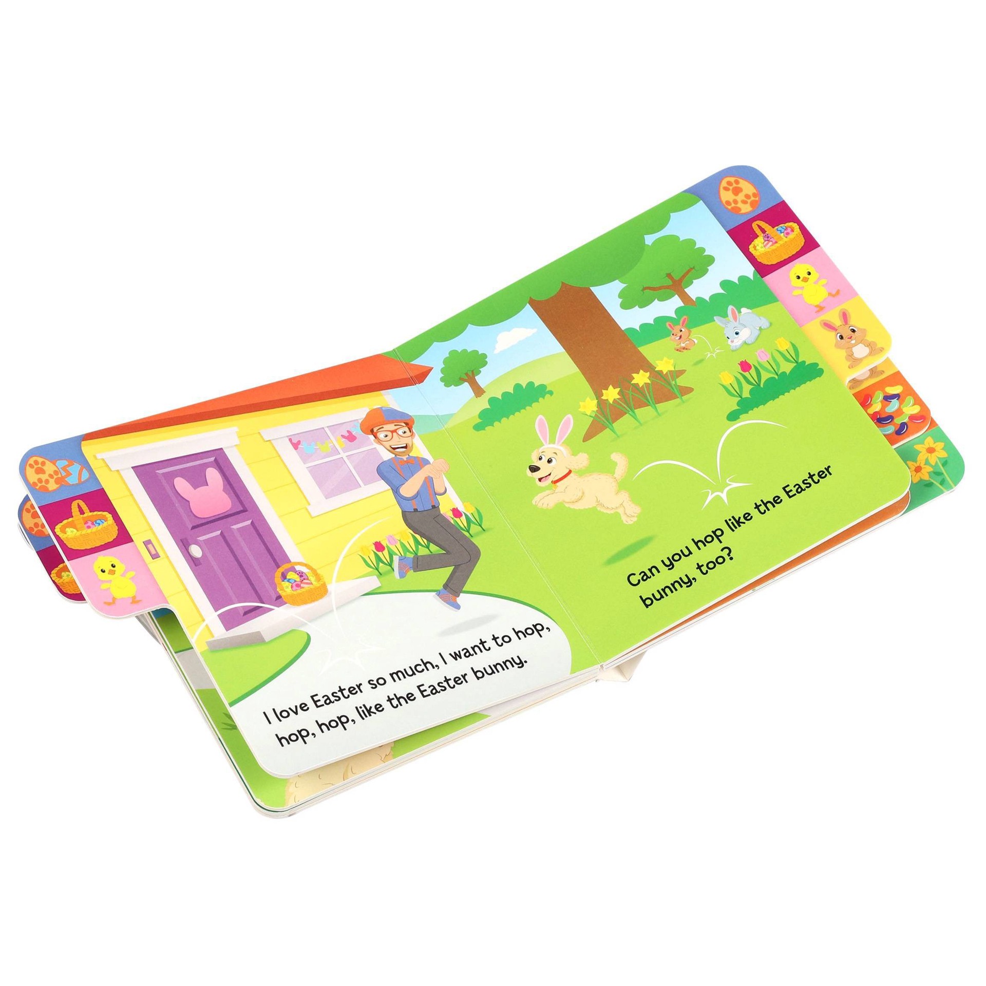 slide 3 of 5, Blippi: Happy Easter! - (Board Books with Tabs) by Editors of Studio Fun International (Board Book), 1 ct