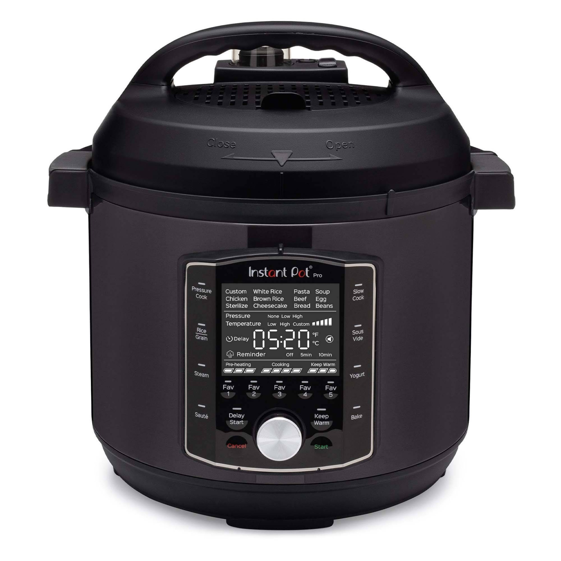 slide 1 of 6, Instant Pot Pro 10-in-1 Slow Cooker/Pressure Cooker, 6 qt