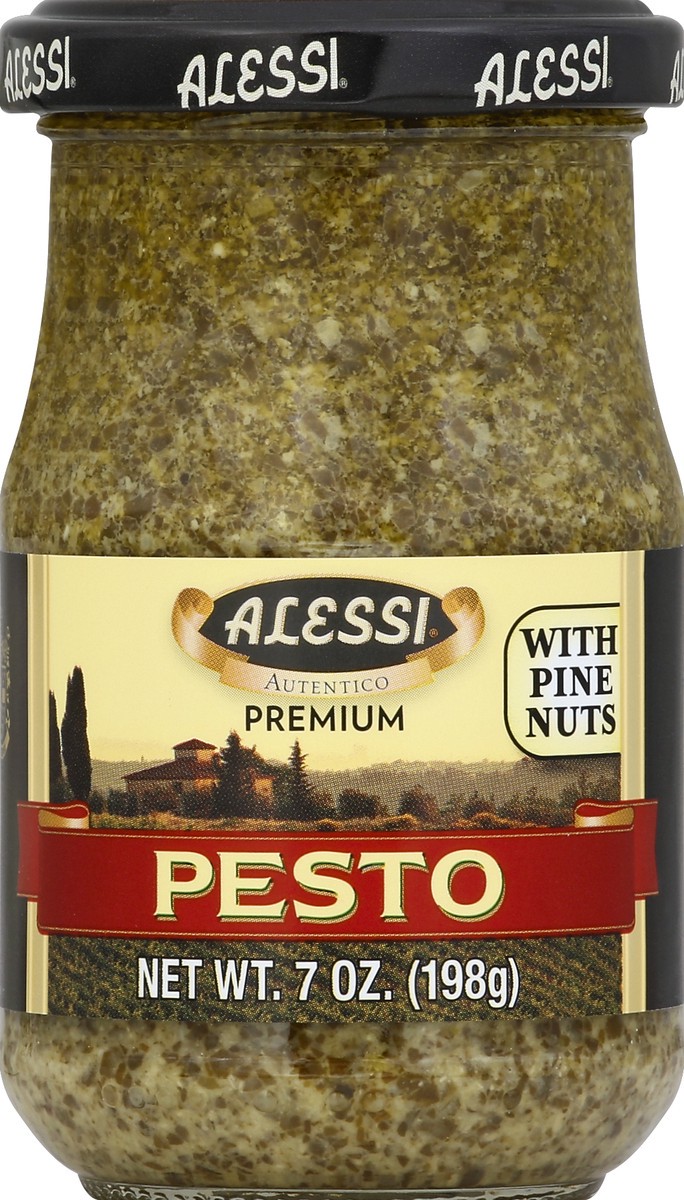 slide 2 of 2, Alessi Premium Pesto With Pine Nuts, 7 oz