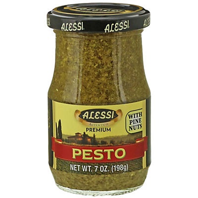 slide 1 of 1, Alessi Premium Pesto With Pine Nuts, 7 oz